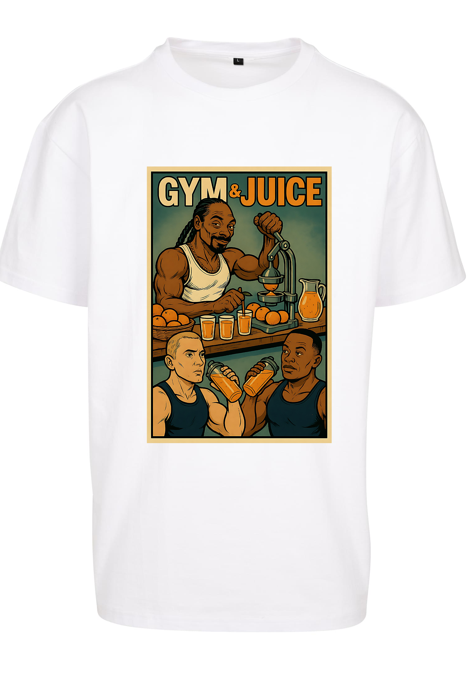 T-Shirt  Hip - Hop Vs Food -  Gym & Juice
