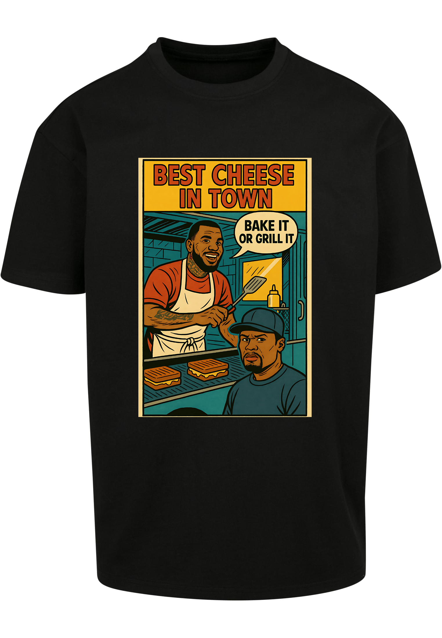 T-Shirt   Hip - Hop Vs Food - Best Cheese in town