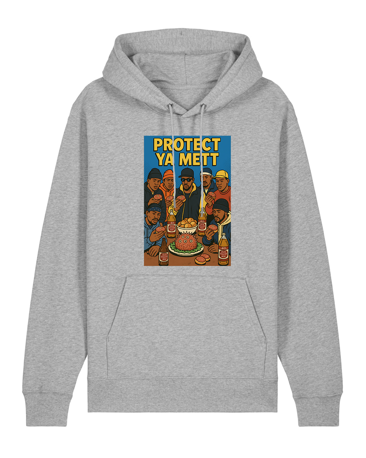 Hoodie Hip - Hop Vs Food - Protect ya mett