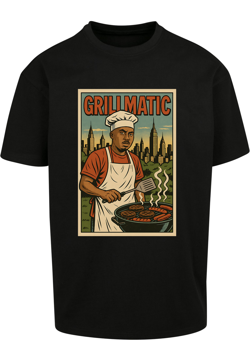 T-Shirt Hip - Hop Vs Food -  Grillmatic