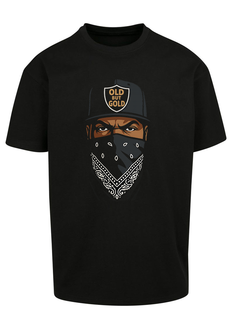 T-shirt Old but Gold Black Bandana