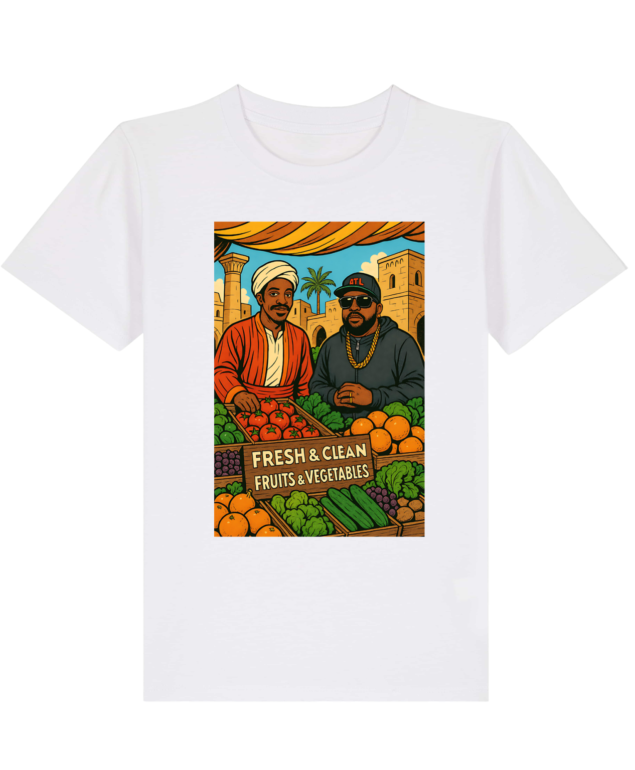 T-Shirt Kid Hip - Hop Vs Food - Fresh & Clean