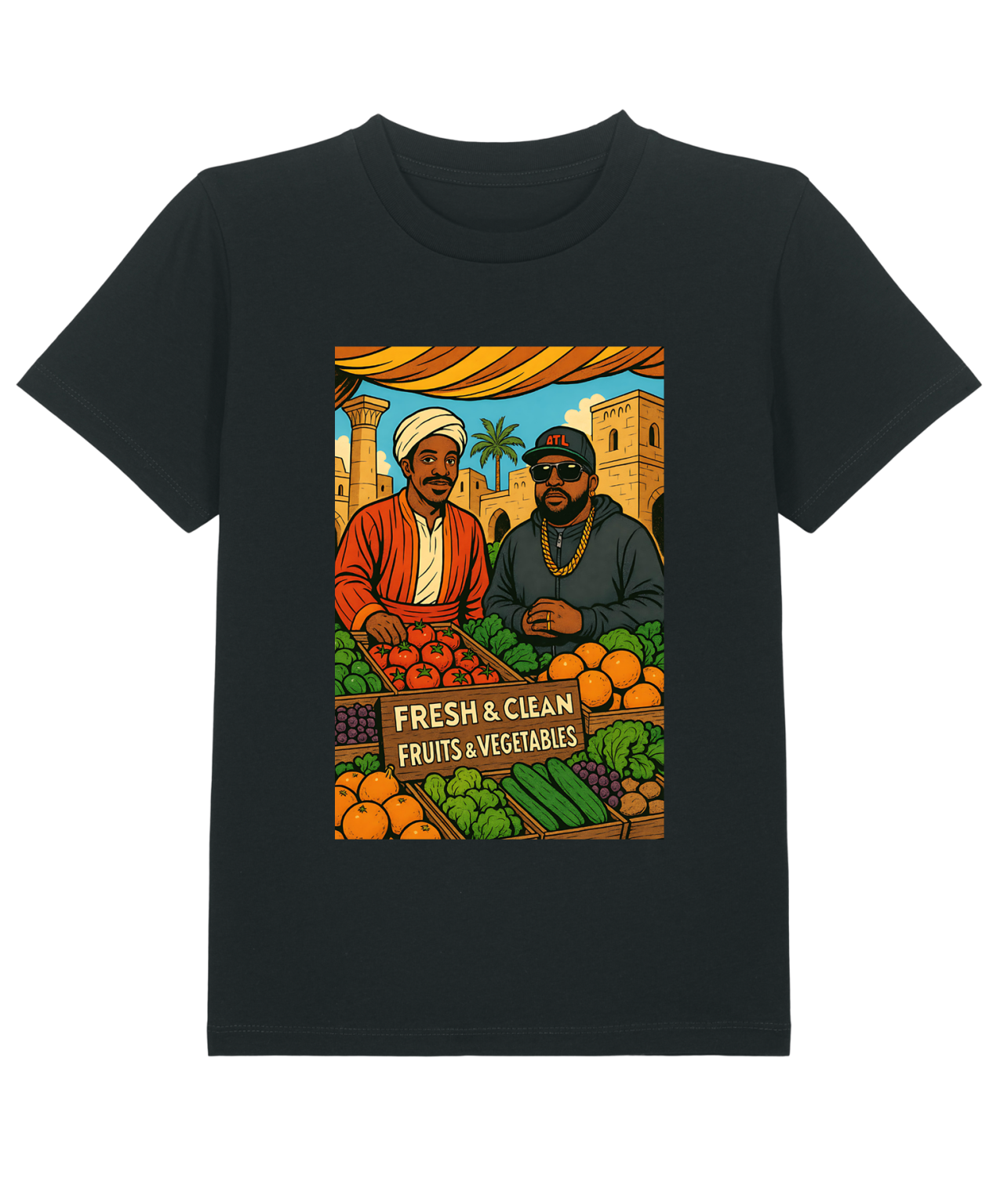 T-Shirt Kid Hip - Hop Vs Food - Fresh & Clean