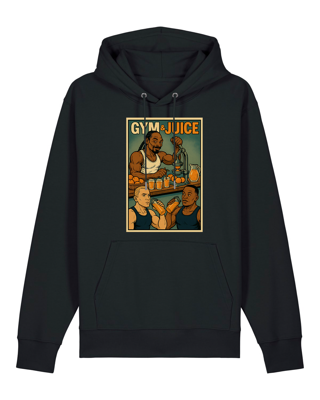 Hoodie Hip-Hop Vs Food -  Gym & Juice