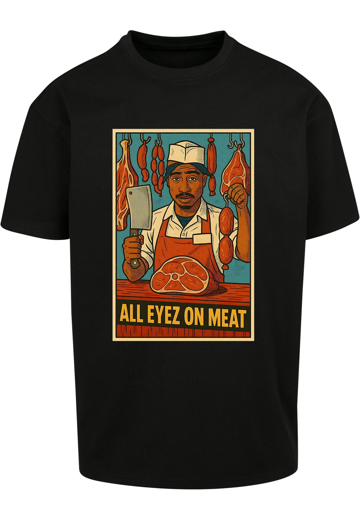 T-Shirt  Hip - Hop Vs Food -  All eyez on me