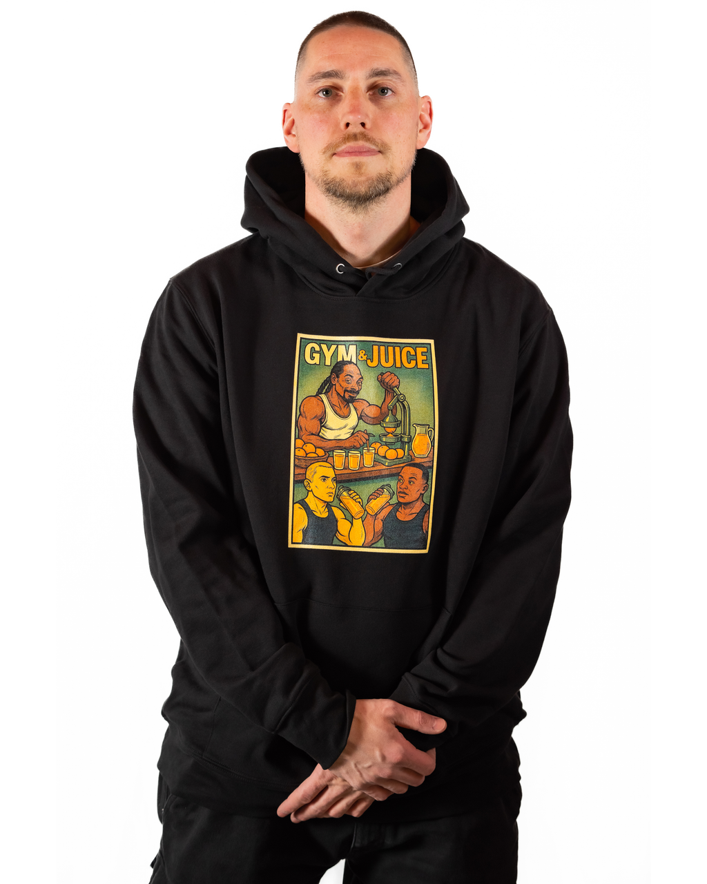 Hoodie Hip-Hop Vs Food -  Gym & Juice