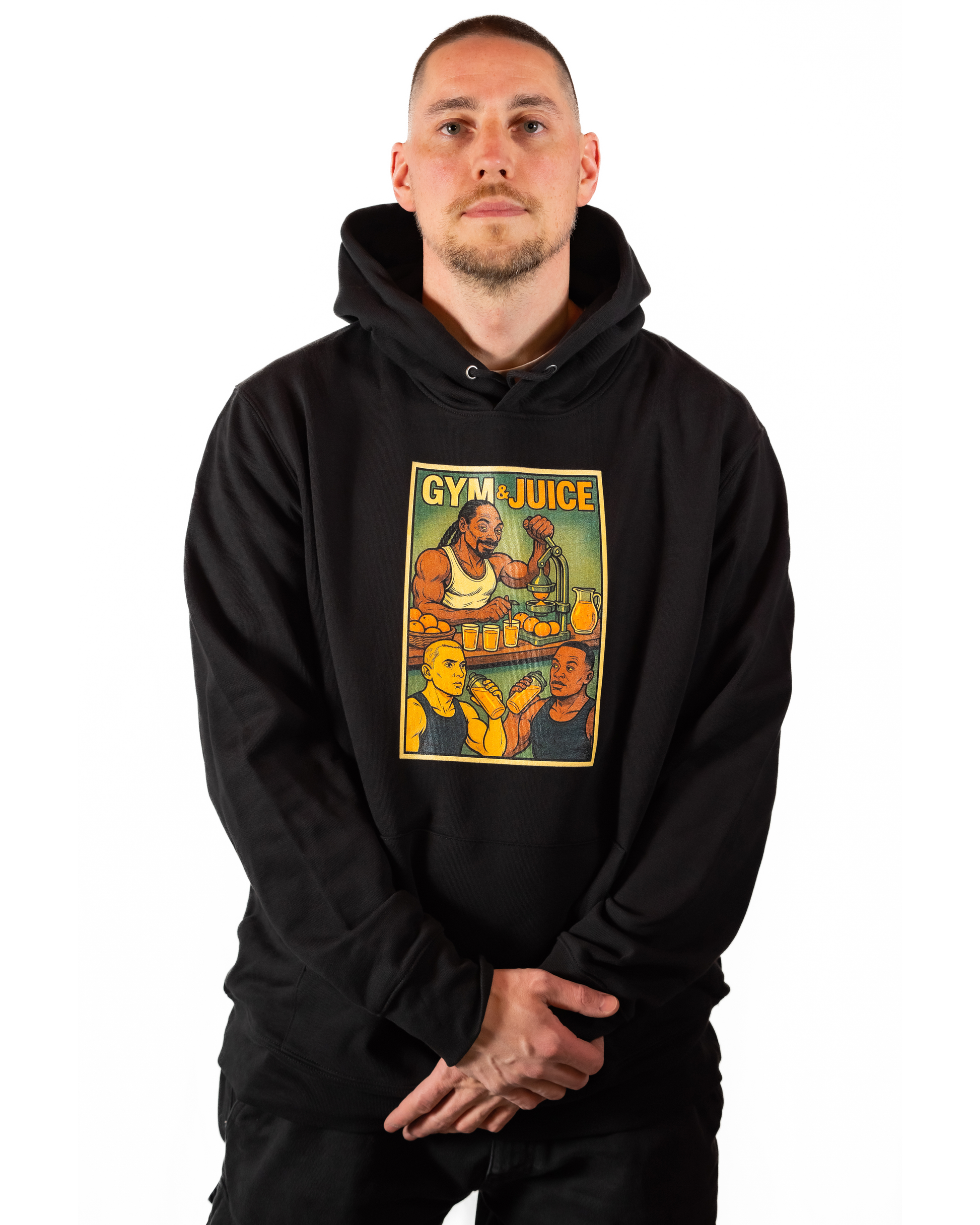 Hoodie Hip-Hop Vs Food -  Gym & Juice