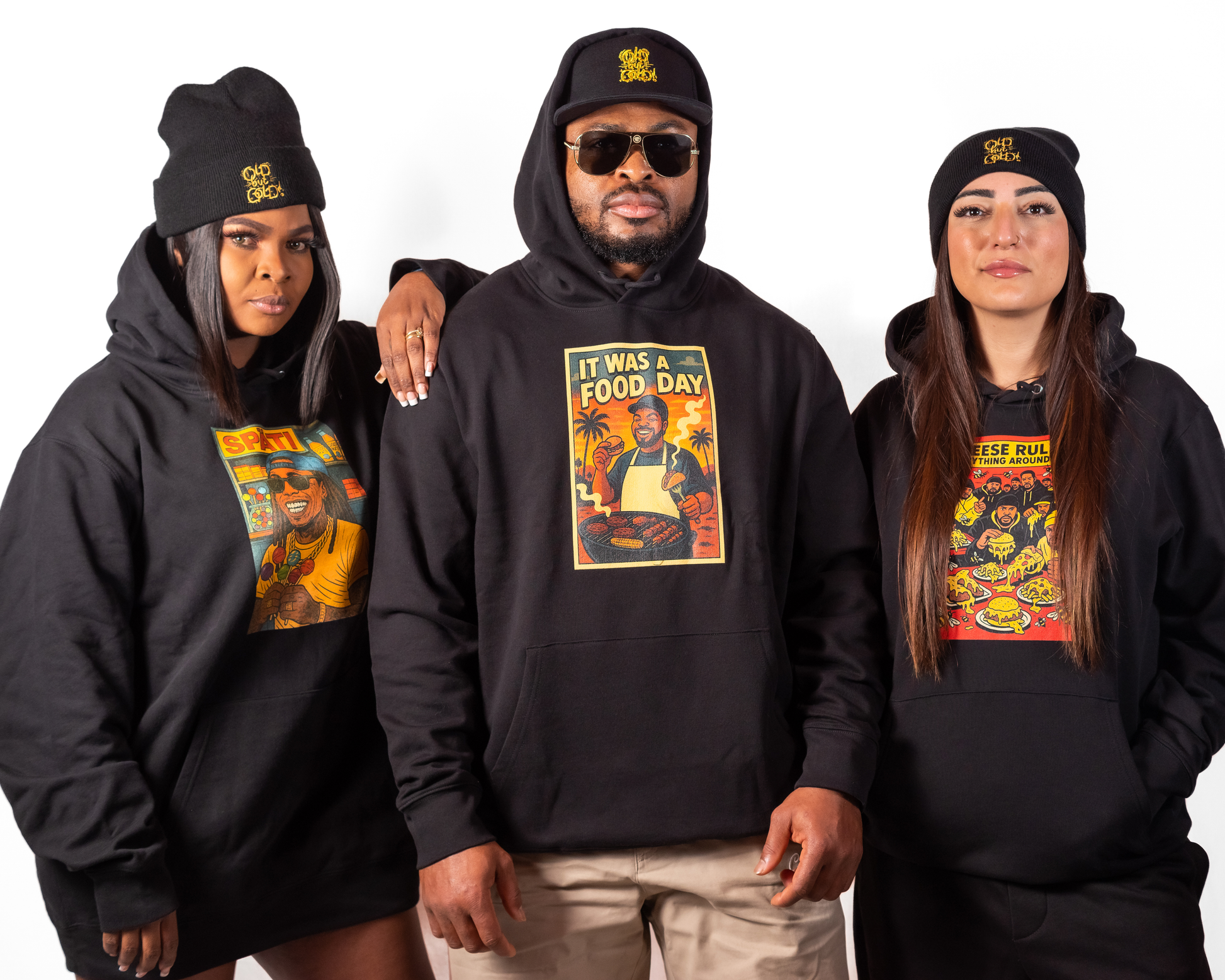 Hoodie Hip - Hop Vs Food - It was a food day