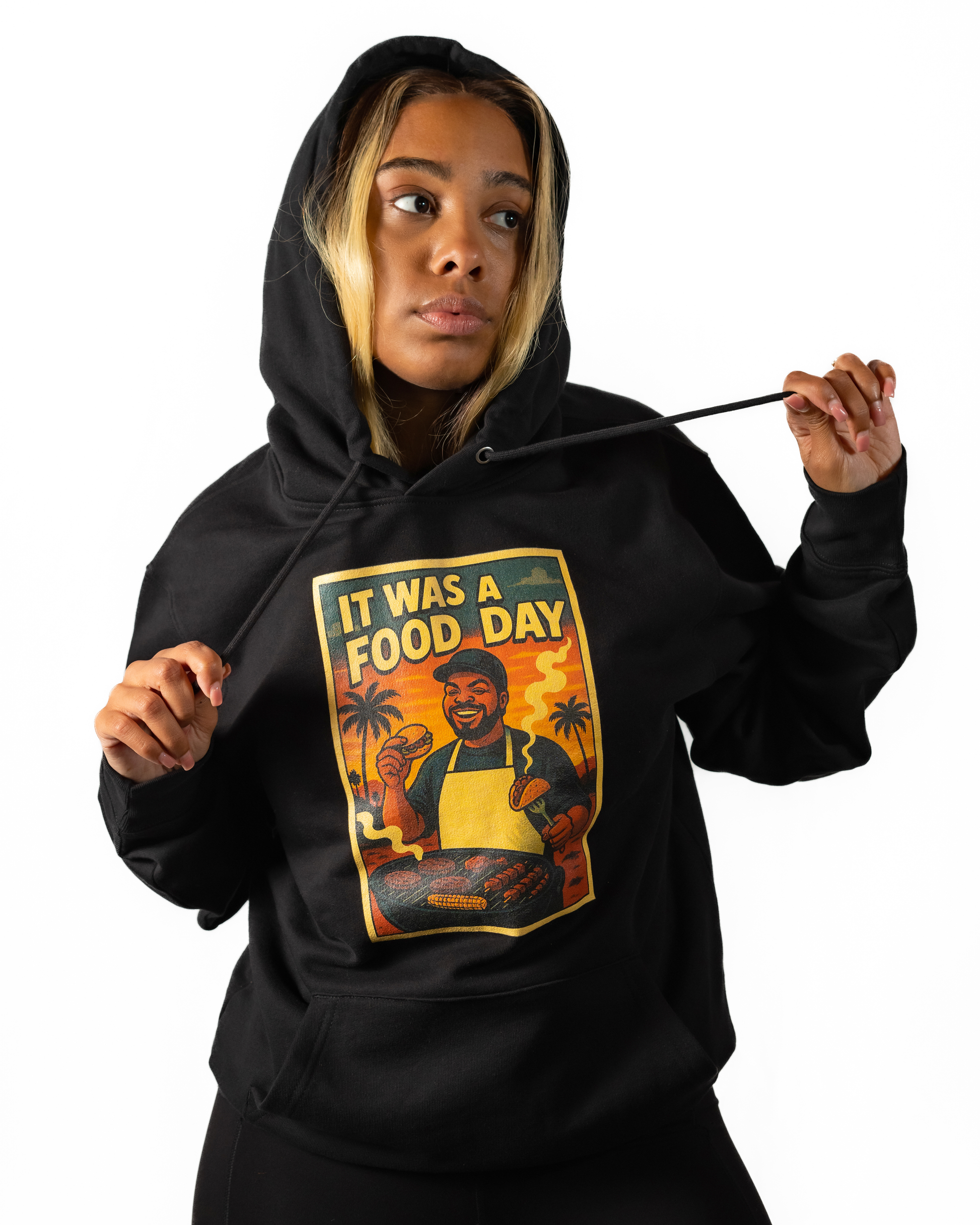 Hoodie Hip - Hop Vs Food - It was a food day