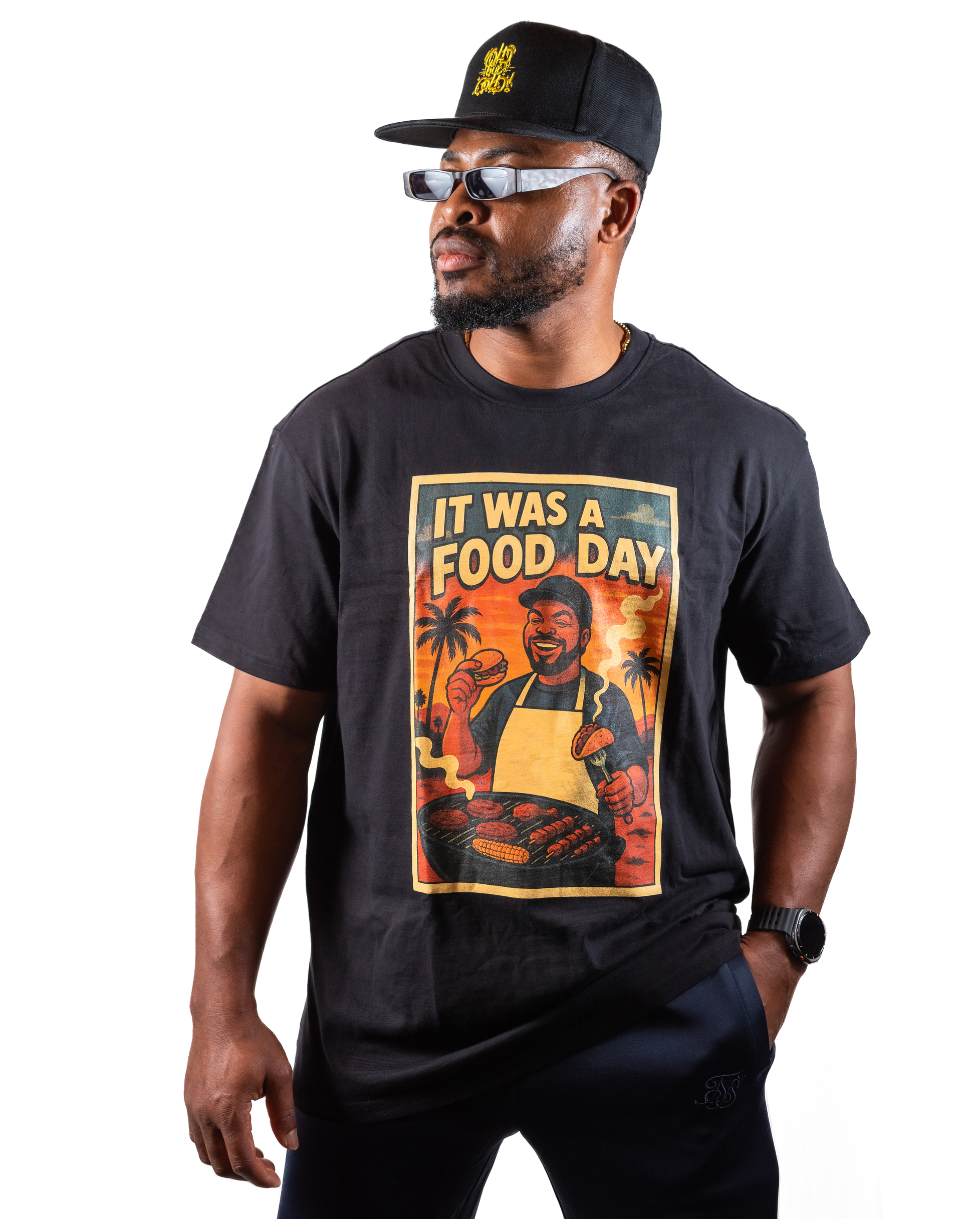 T-Shirt  Hip - Hop Vs Food - It was a food day