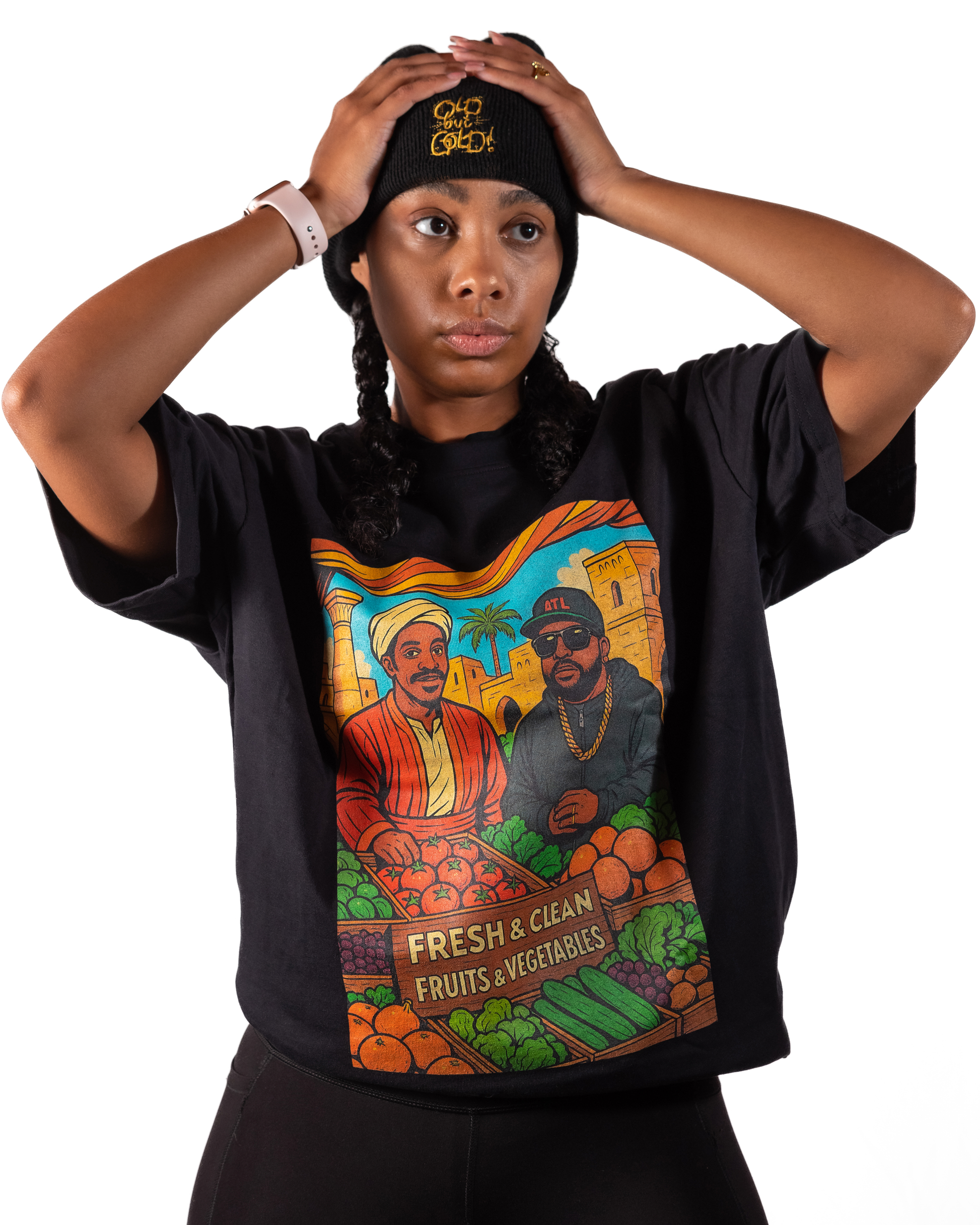 T-Shirt Hip - Hop Vs Food - Fresh &amp; Clean