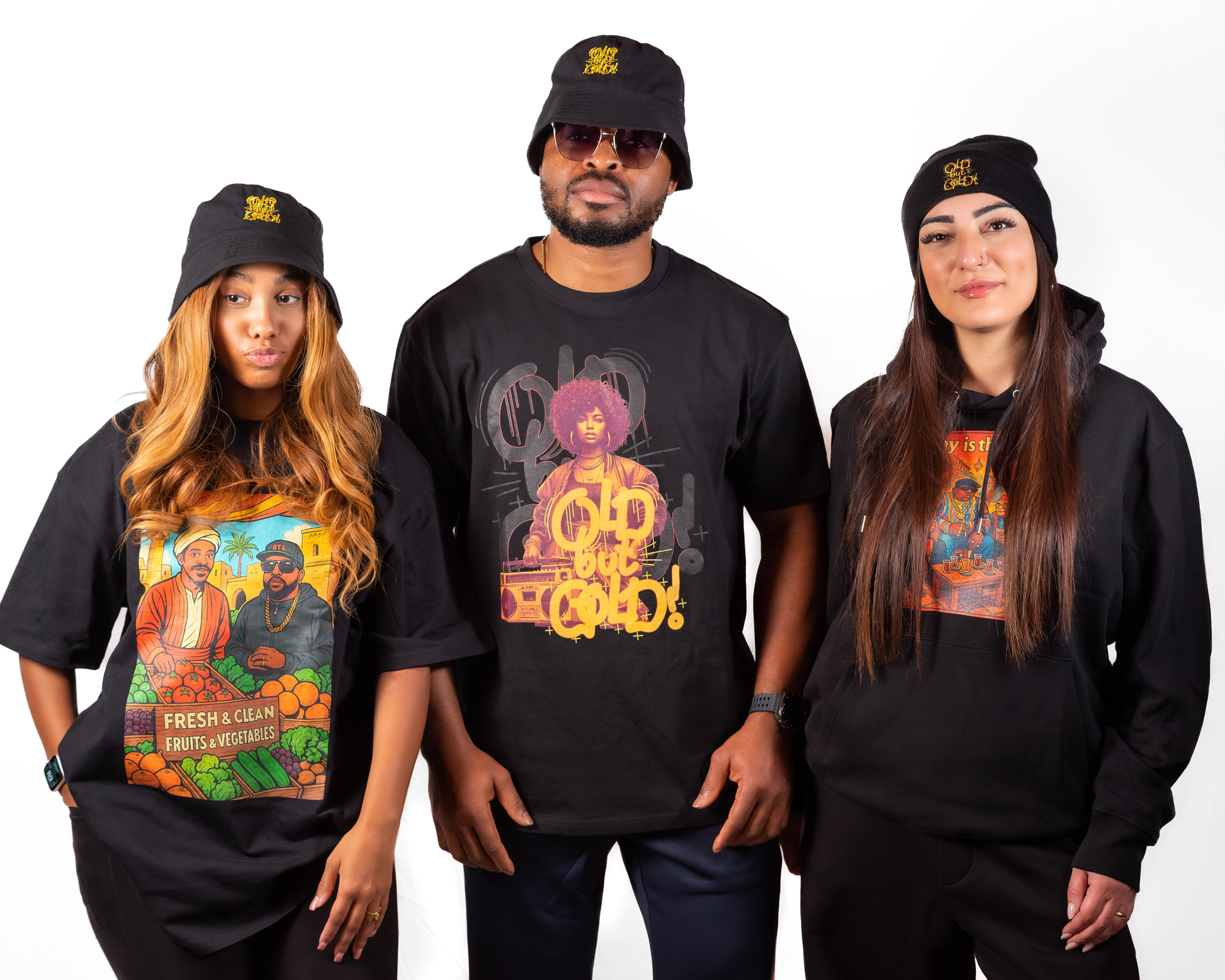 T-Shirt Hip - Hop Vs Food - Fresh &amp; Clean