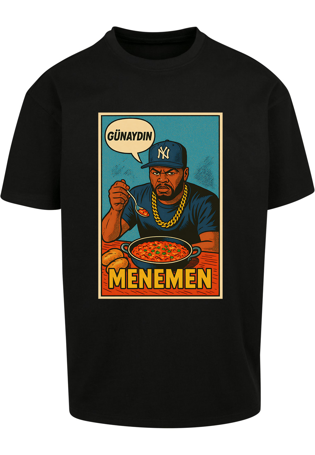 T-Shirt Hip - Hop Vs Food - Menemen