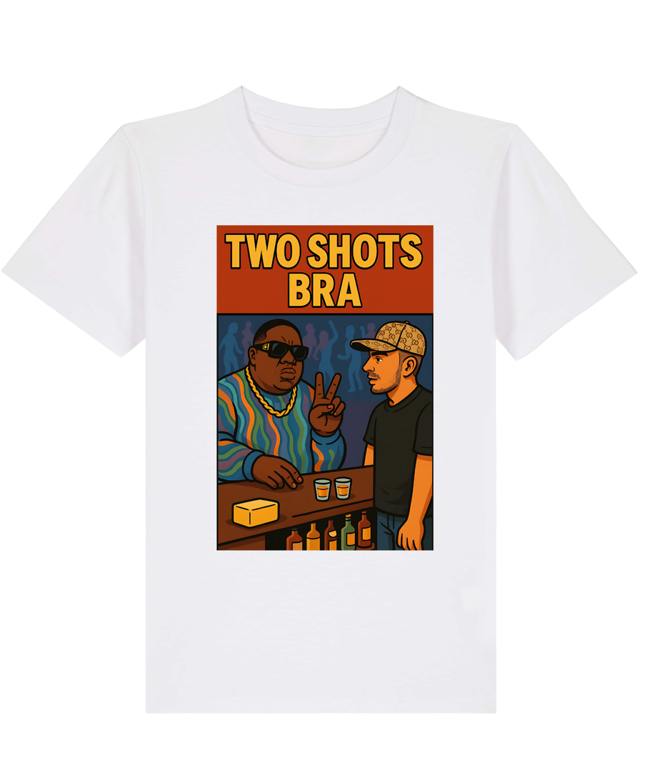 T-Shirt Kid Hip - Hop Vs Food - Two Shots bra