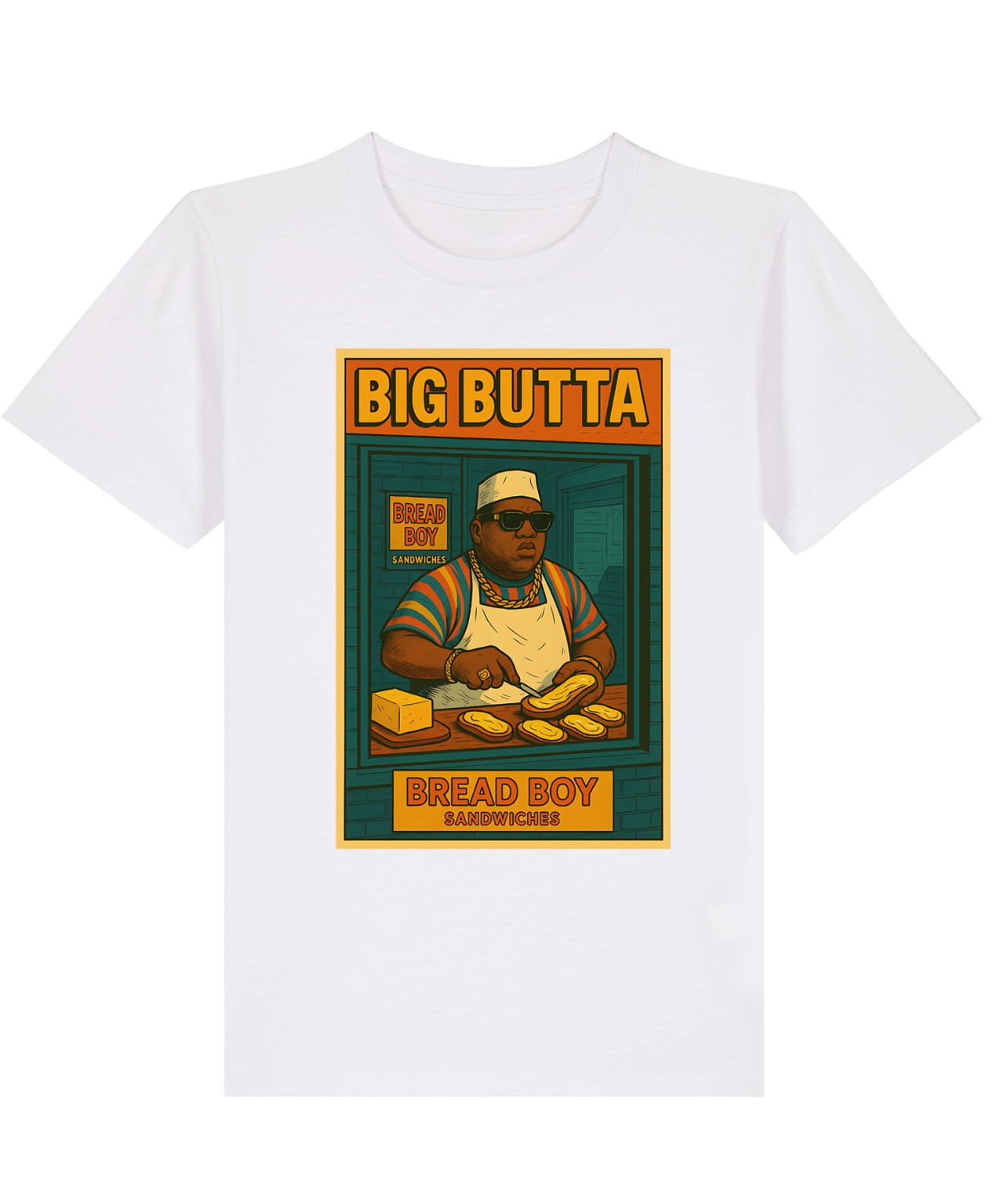 T-Shirt  Kid Hip - Hop Vs Food - Big Butta