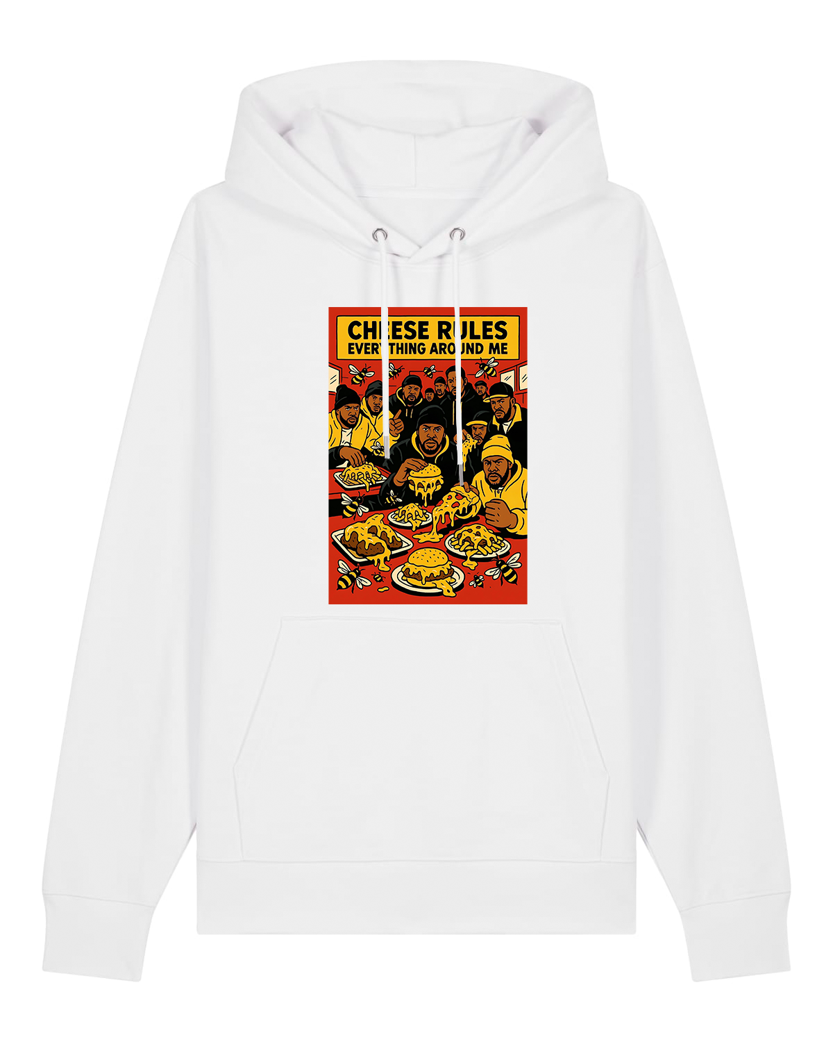 Hoodie Hip - Hop Vs Food - Cheese Rules