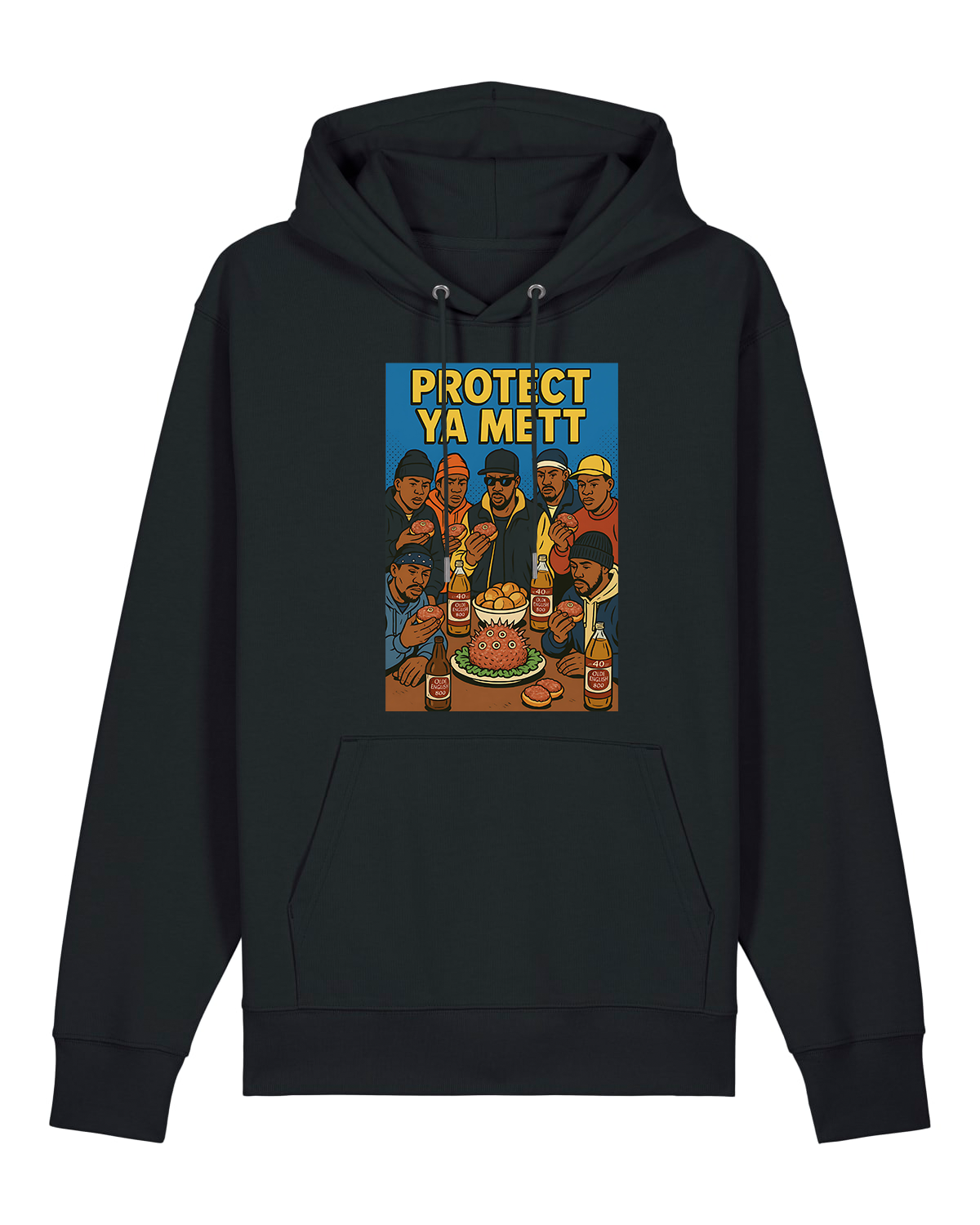 Hoodie Hip - Hop Vs Food - Protect ya mett