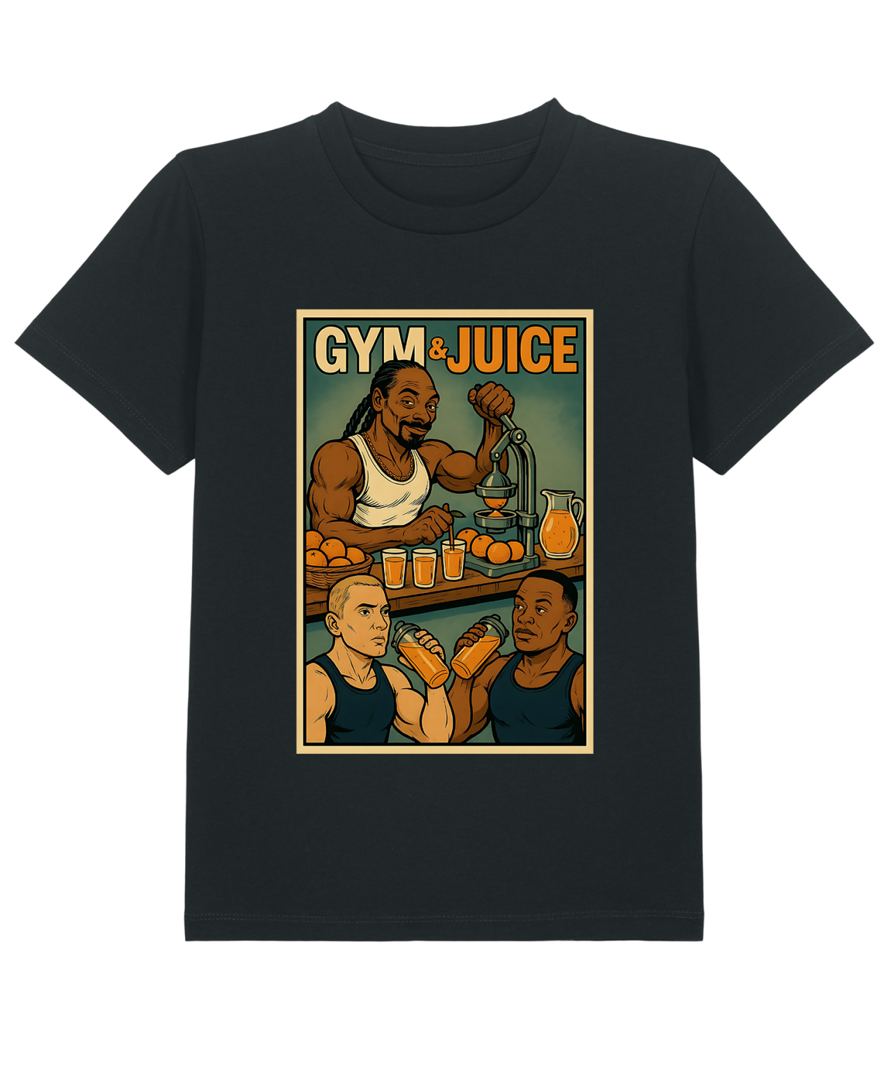 T-Shirt Kid Hip - Hop Vs Food - Gym &amp; Juice