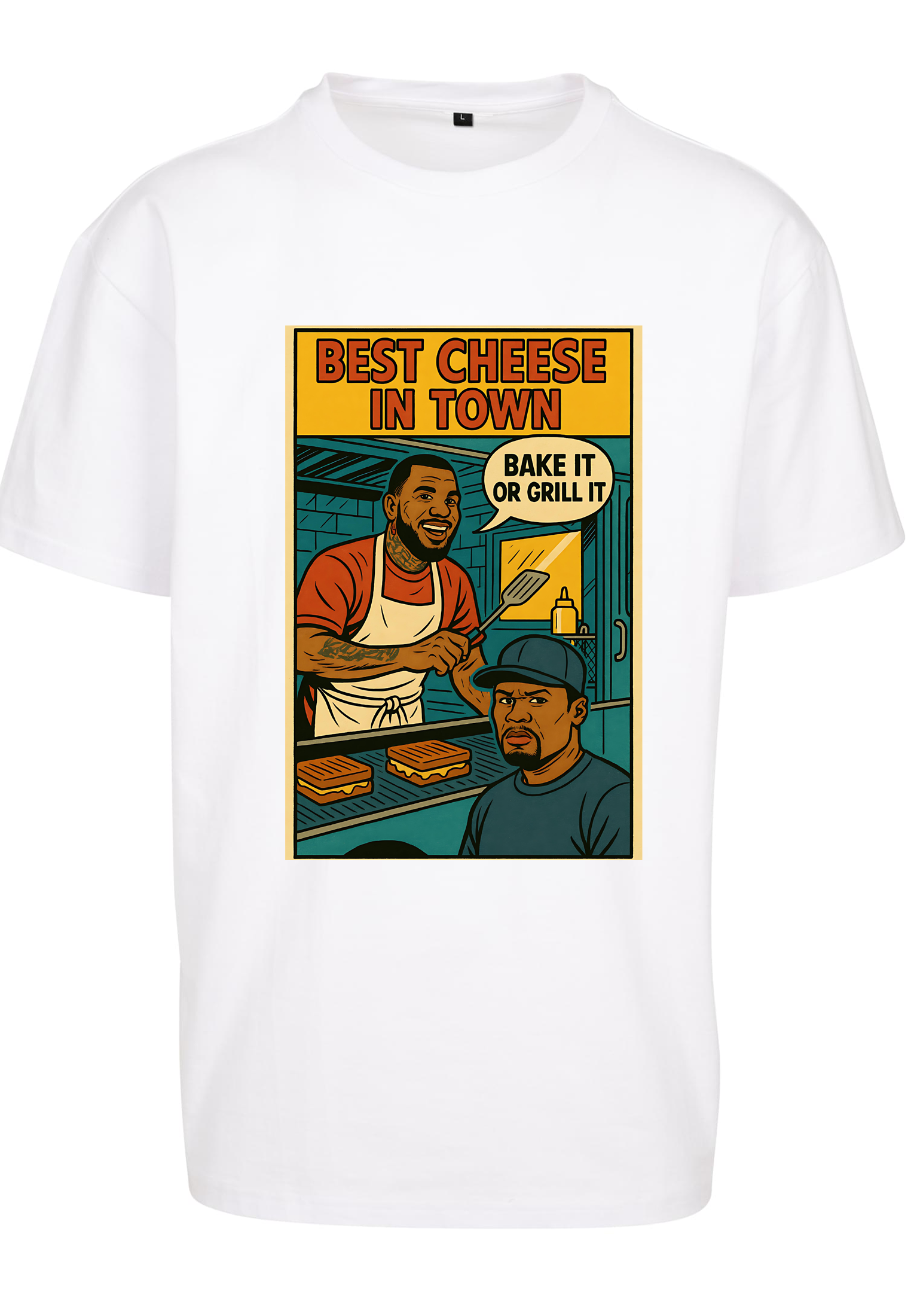 T-Shirt   Hip - Hop Vs Food - Best Cheese in town