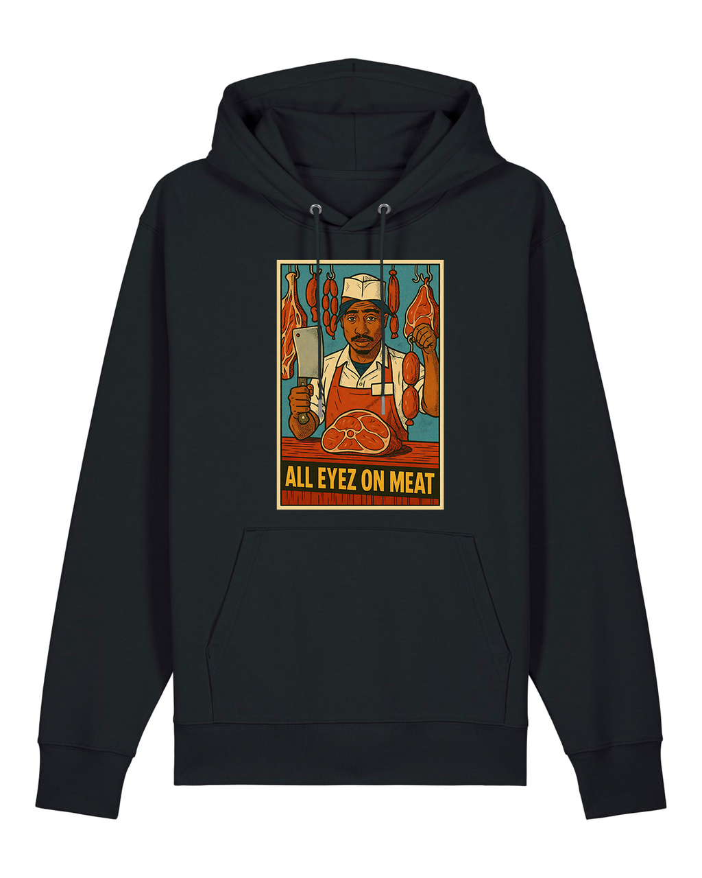 Hoodie Hip - Hop Vs Food -  All eyez on me