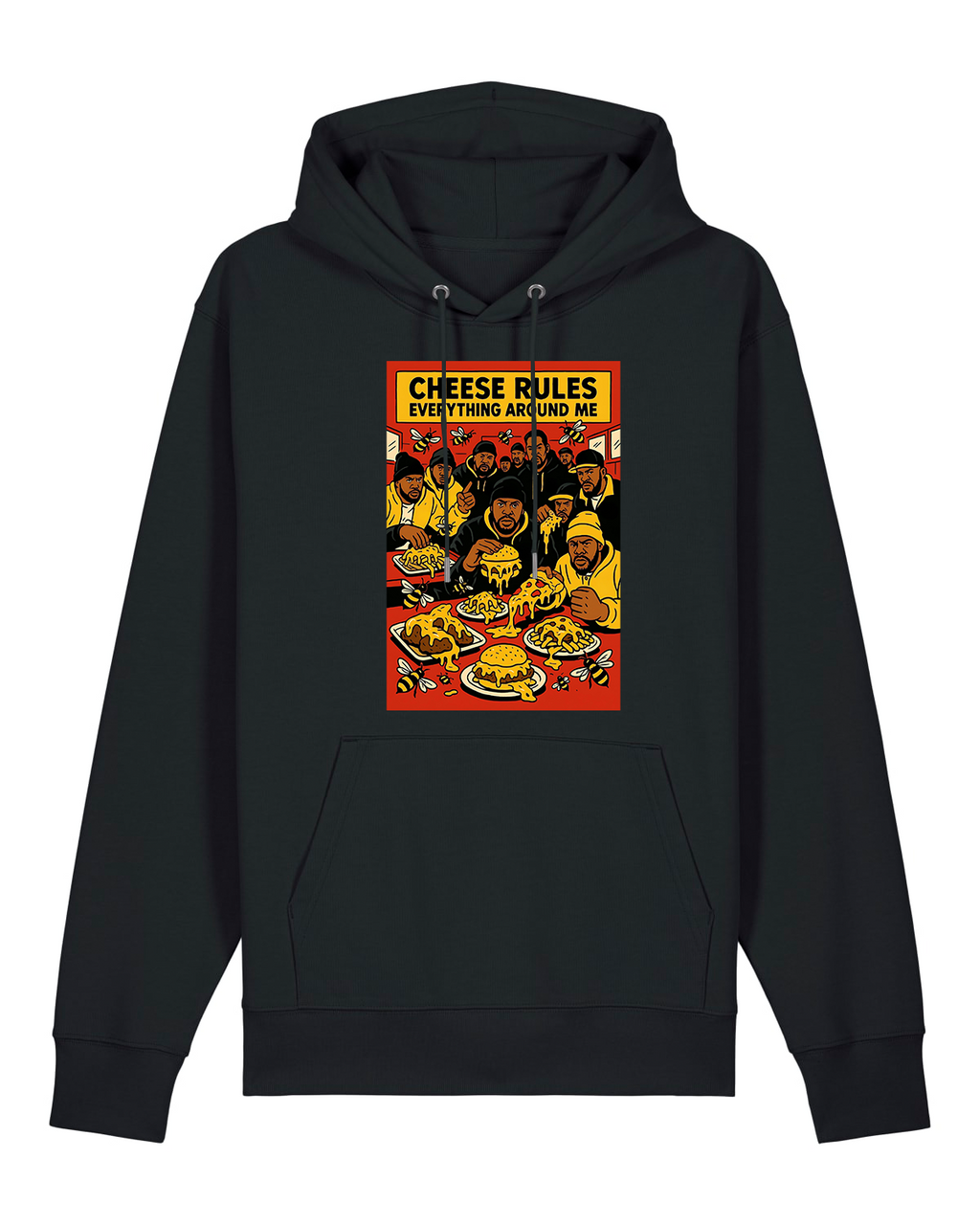 Hoodie Hip - Hop Vs Food - Cheese Rules