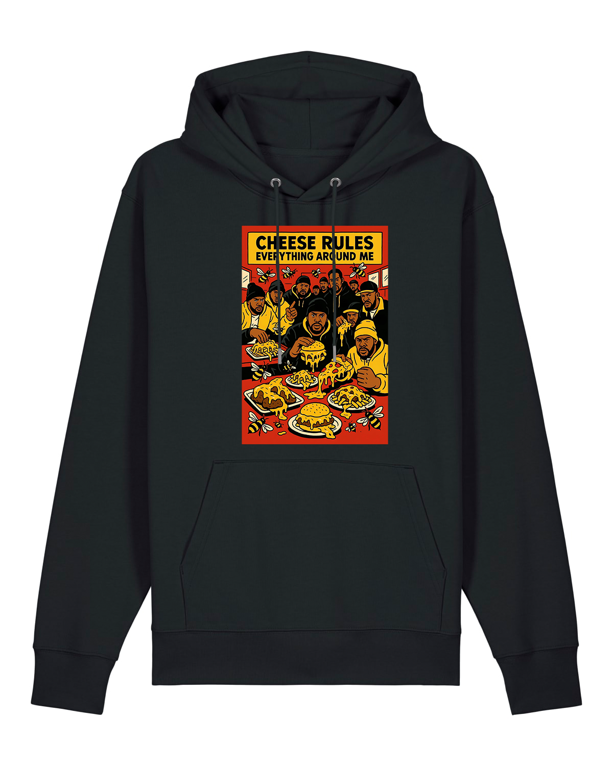 Hoodie Hip - Hop Vs Food - Cheese Rules