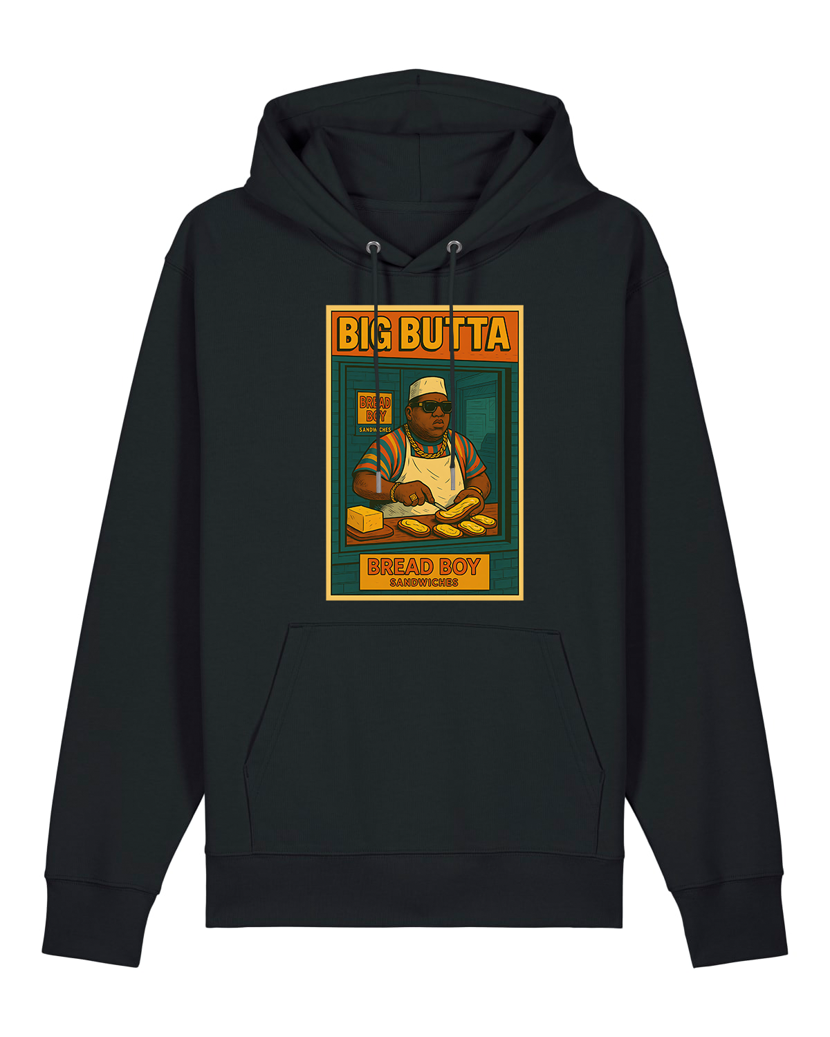 Hoodie Hip - Hop Vs Food - Big Butta