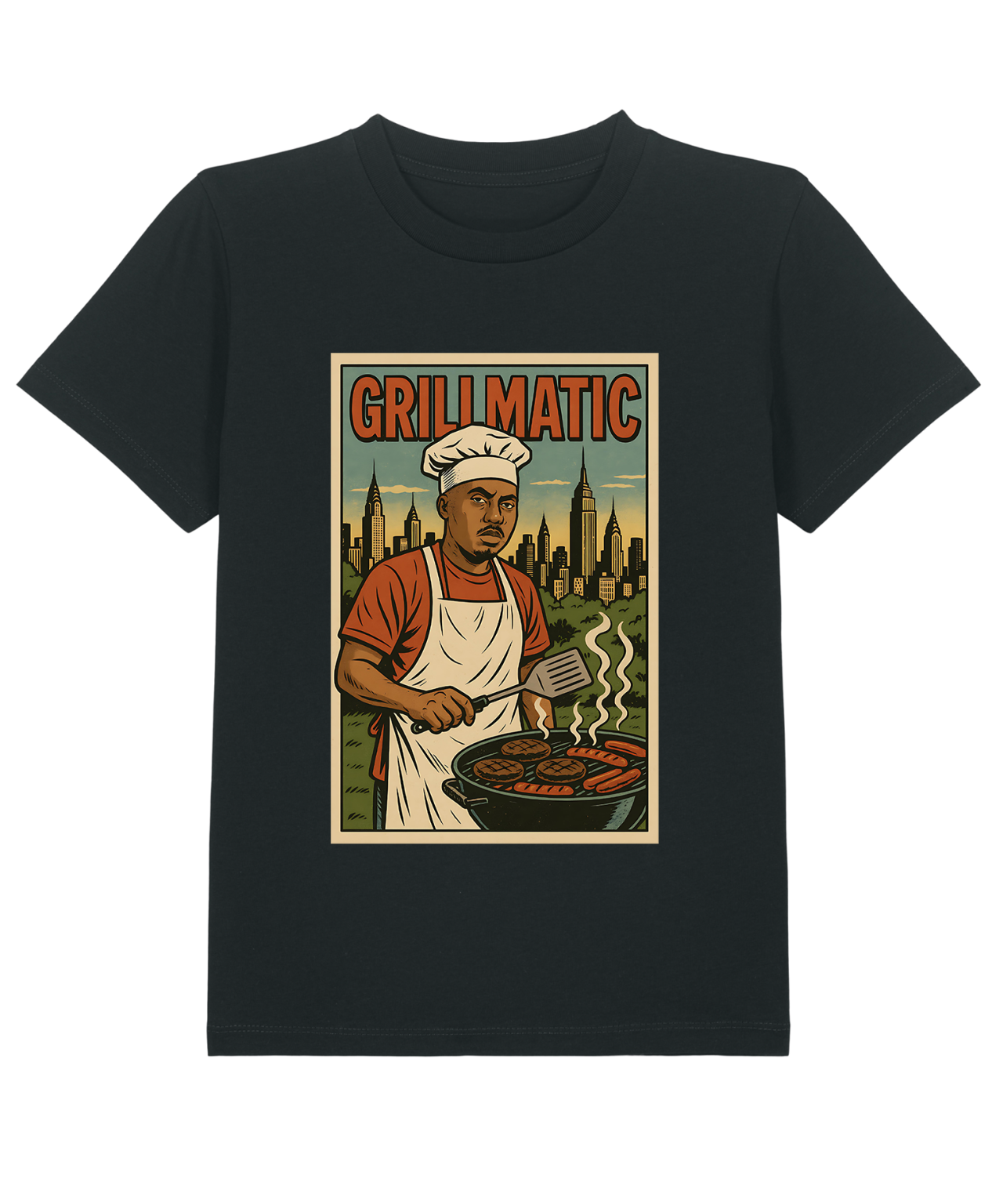 T-Shirt  Kid Hip - Hop Vs Food -  Grillmatic