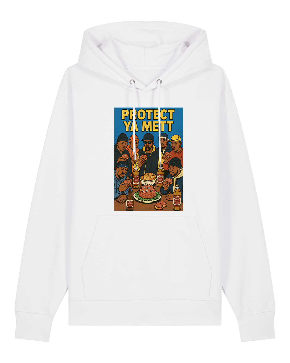 Hoodie Hip - Hop Vs Food - Protect ya mett
