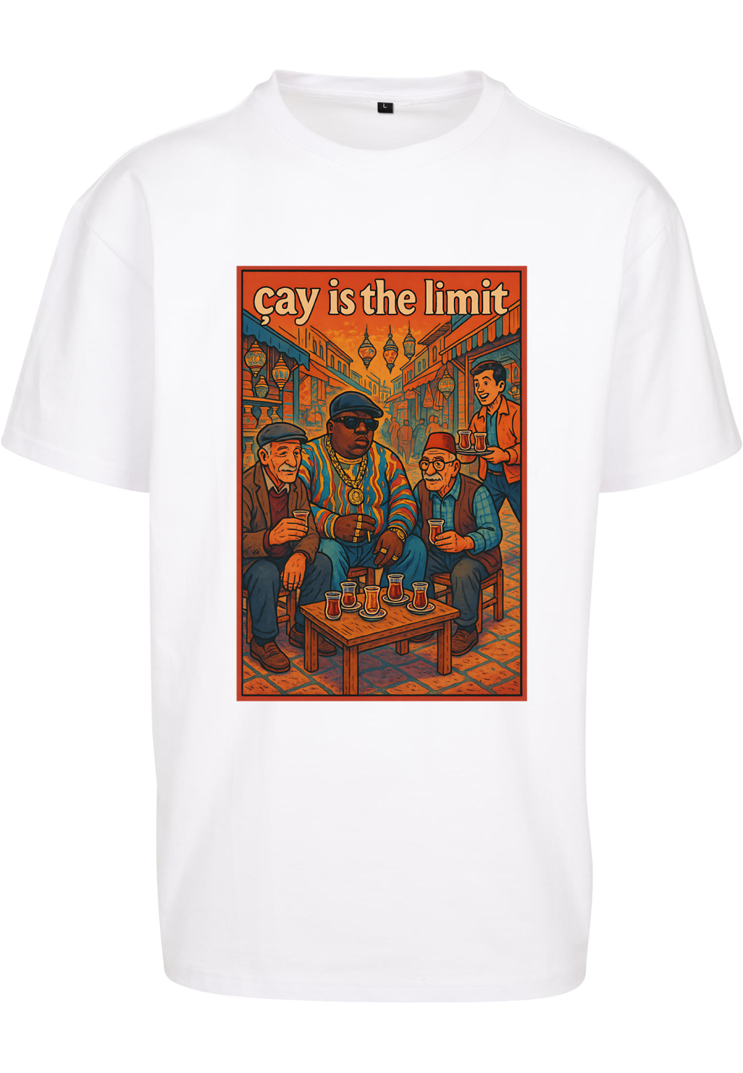 T-Shirt  Hip - Hop Vs Food - Çay is the limit