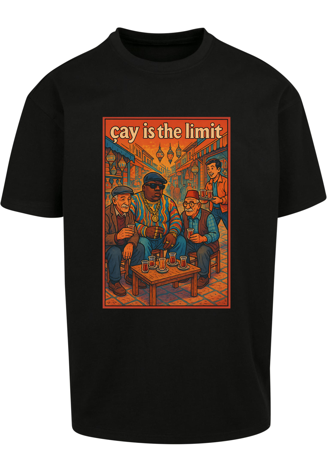 T-Shirt  Hip - Hop Vs Food - Çay is the limit