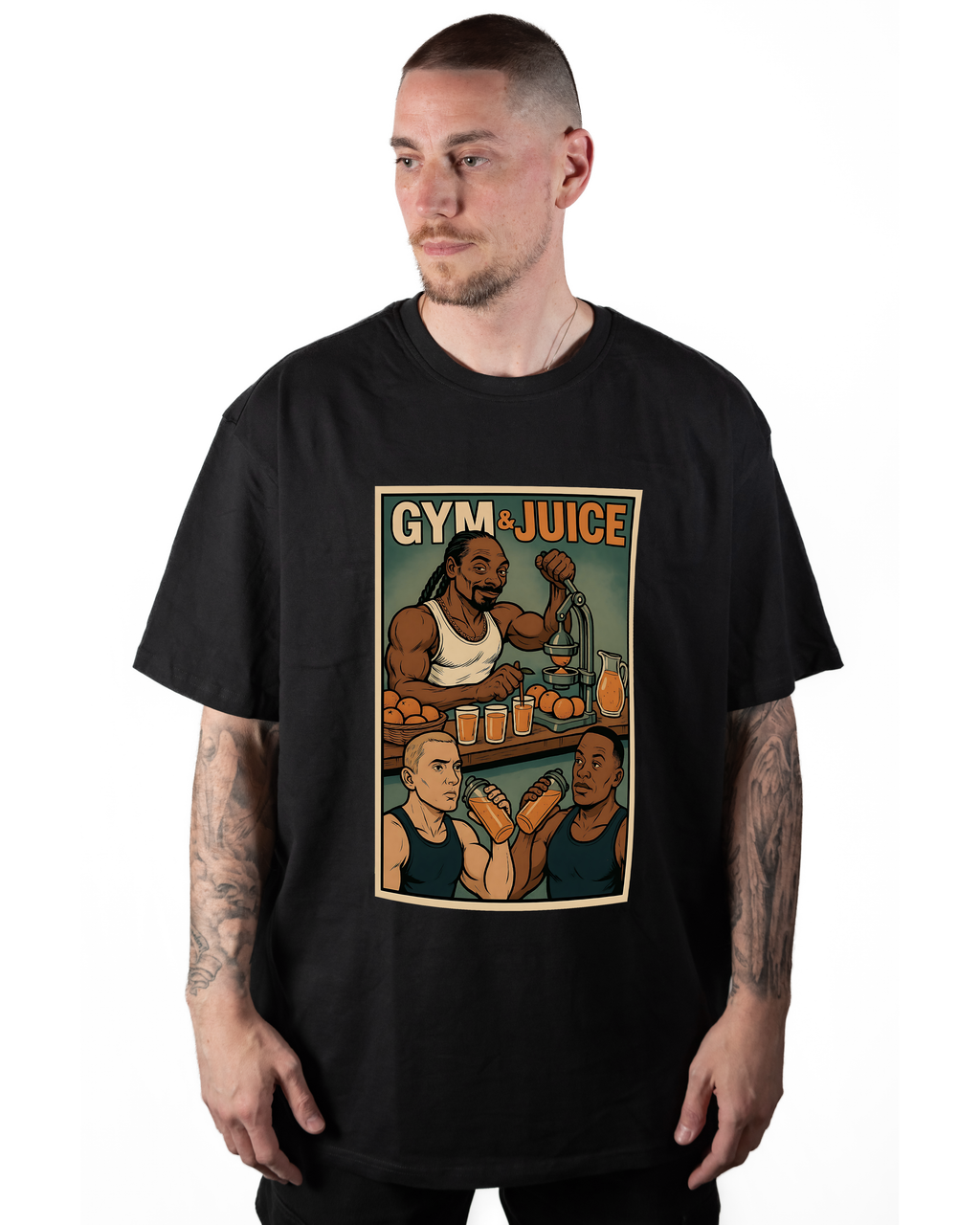 T-Shirt Hip - Hop Vs Food - Gym &amp; Juice